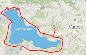 100 chilometri attorno al lago cartina